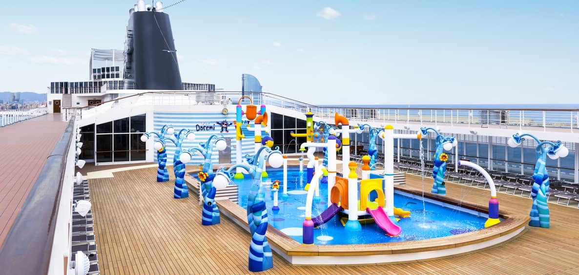 1- DOREMI SPRAY PARK <br> THE CHILDREN’S WATER AREA