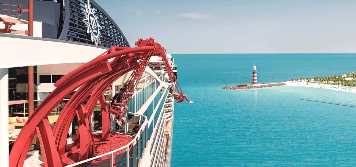 1- CLIFFHANGER <br> THRILLS GUARANTEED ABOVE THE OCEAN