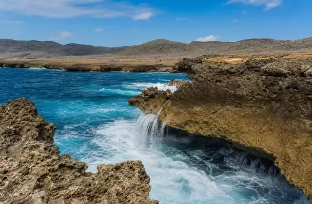 Shete Boka or Curaçao's north coast