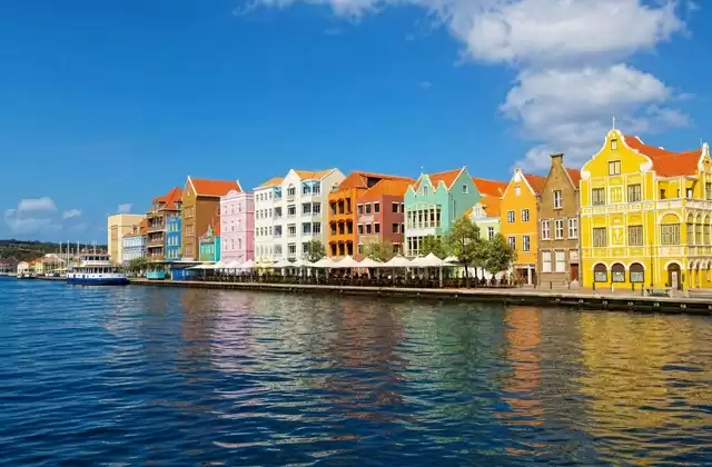 Handelskade in Curaçao