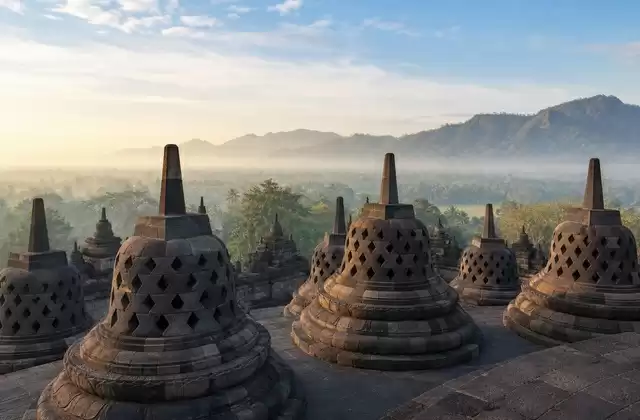 At Borobudur
