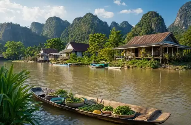 In the river villages