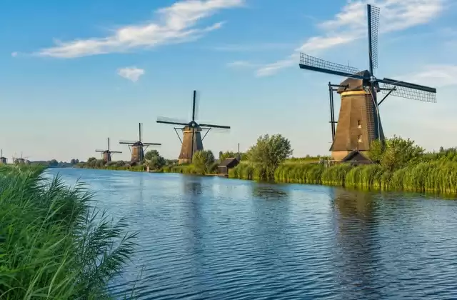 In Kinderdijk