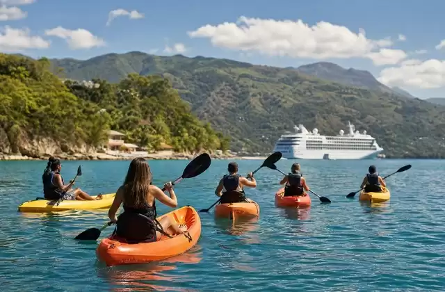 Kayaking in the bay