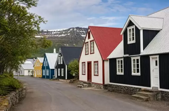 Ísafjörður historic center
