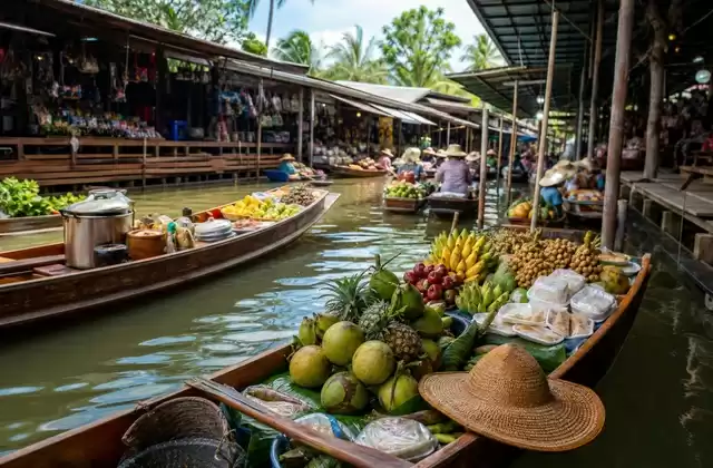 Floating markets