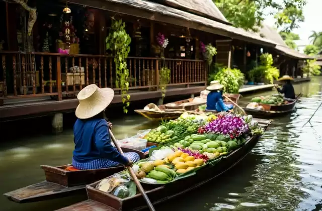 Floating markets