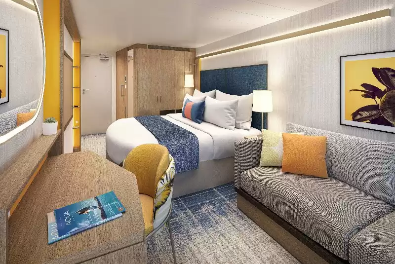 Communicating Cabin with Sea View and Balcony