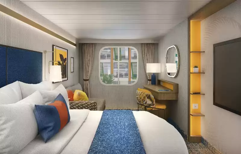 Family Cabin with Balcony and Surfside View