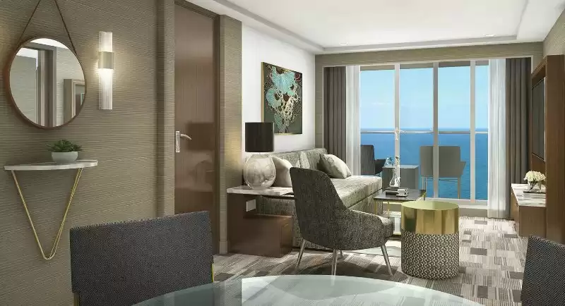 Penthouse deluxe suite with large balcony (Bow)