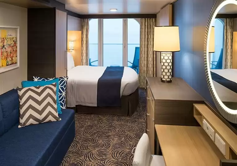 Ocean View Balcony Stateroom with Large Balcony