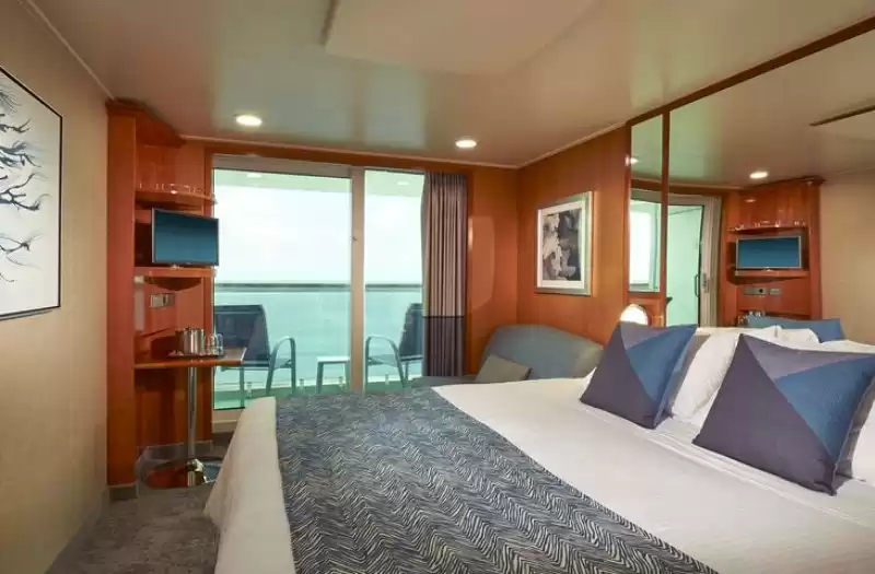Family stateroom with balcony