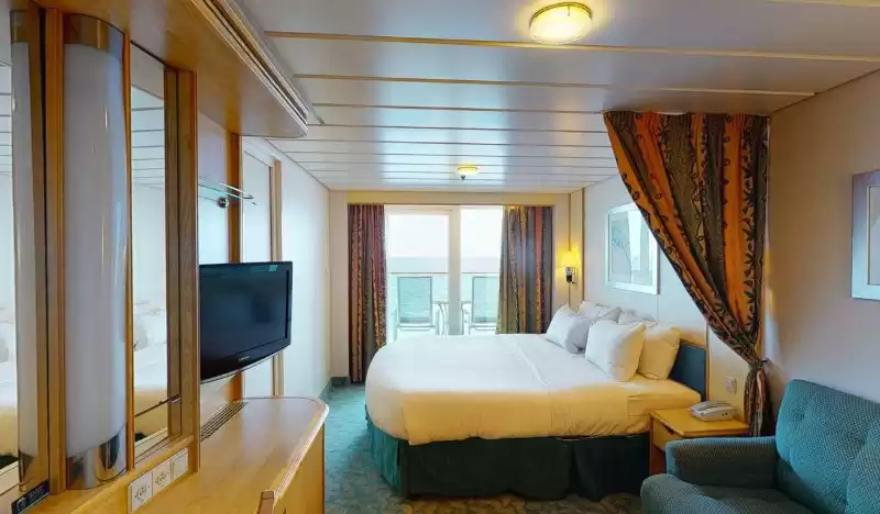 Spacious Ocean View Balcony Stateroom – Sunset View