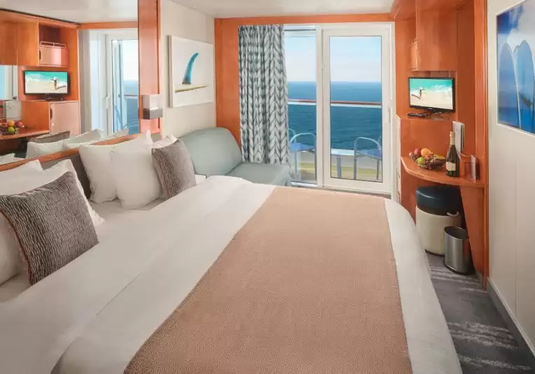Family stateroom with balcony