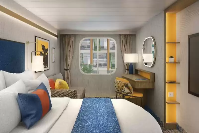 Family Cabin with Balcony and Surfside View