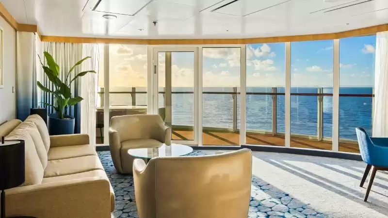 Spacious AquaTheater Suite with Large Balcony – 2 Bedroom