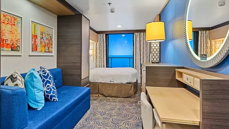 Connecting Interior Stateroom with Virtual Balcony