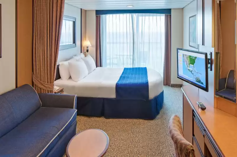 Spacious Ocean View Balcony Stateroom – Sunset View