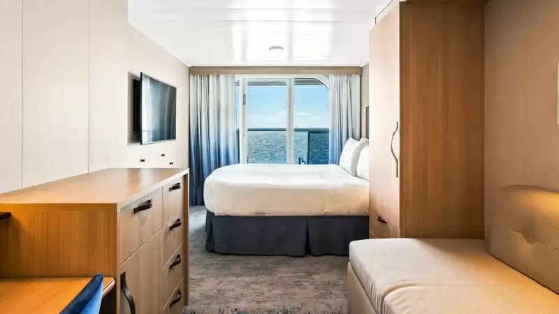 Ocean View Balcony Stateroom with Large Balcony