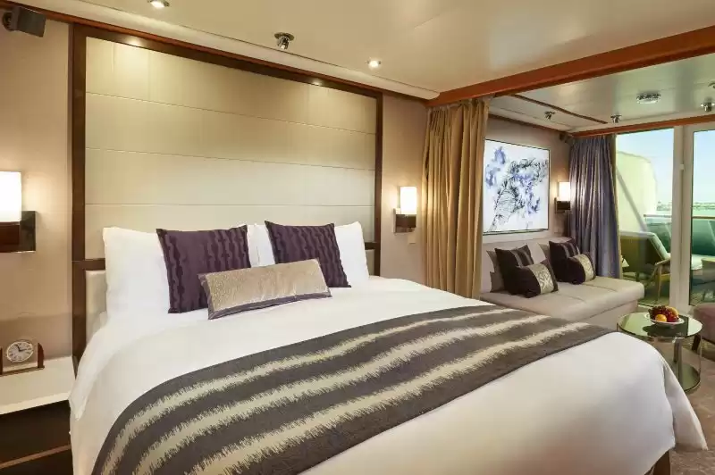 Penthouse suite with large balcony