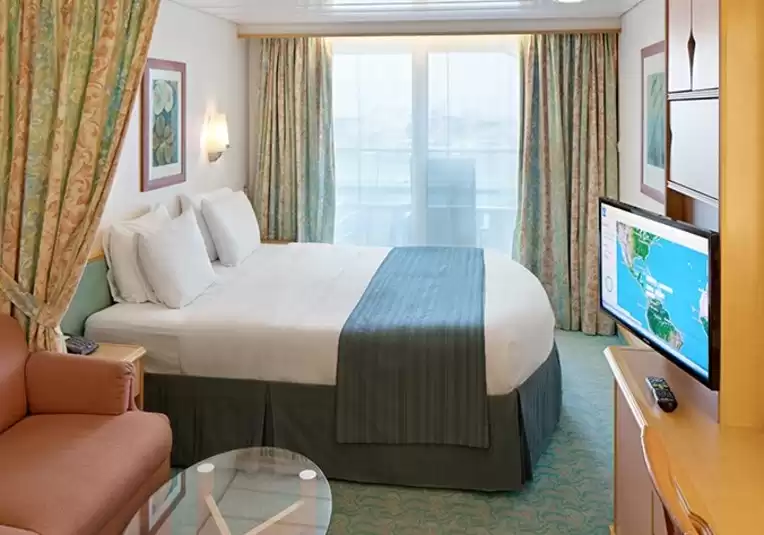 Spacious Ocean View Balcony Stateroom – Sunset View