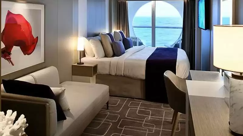 Deluxe Porthole View Stateroom with Veranda  