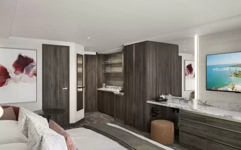Haven Suite with stern view balcony